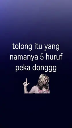tolong itu yang nama