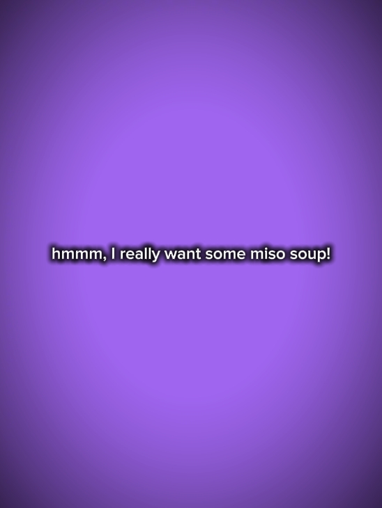 miso soup
