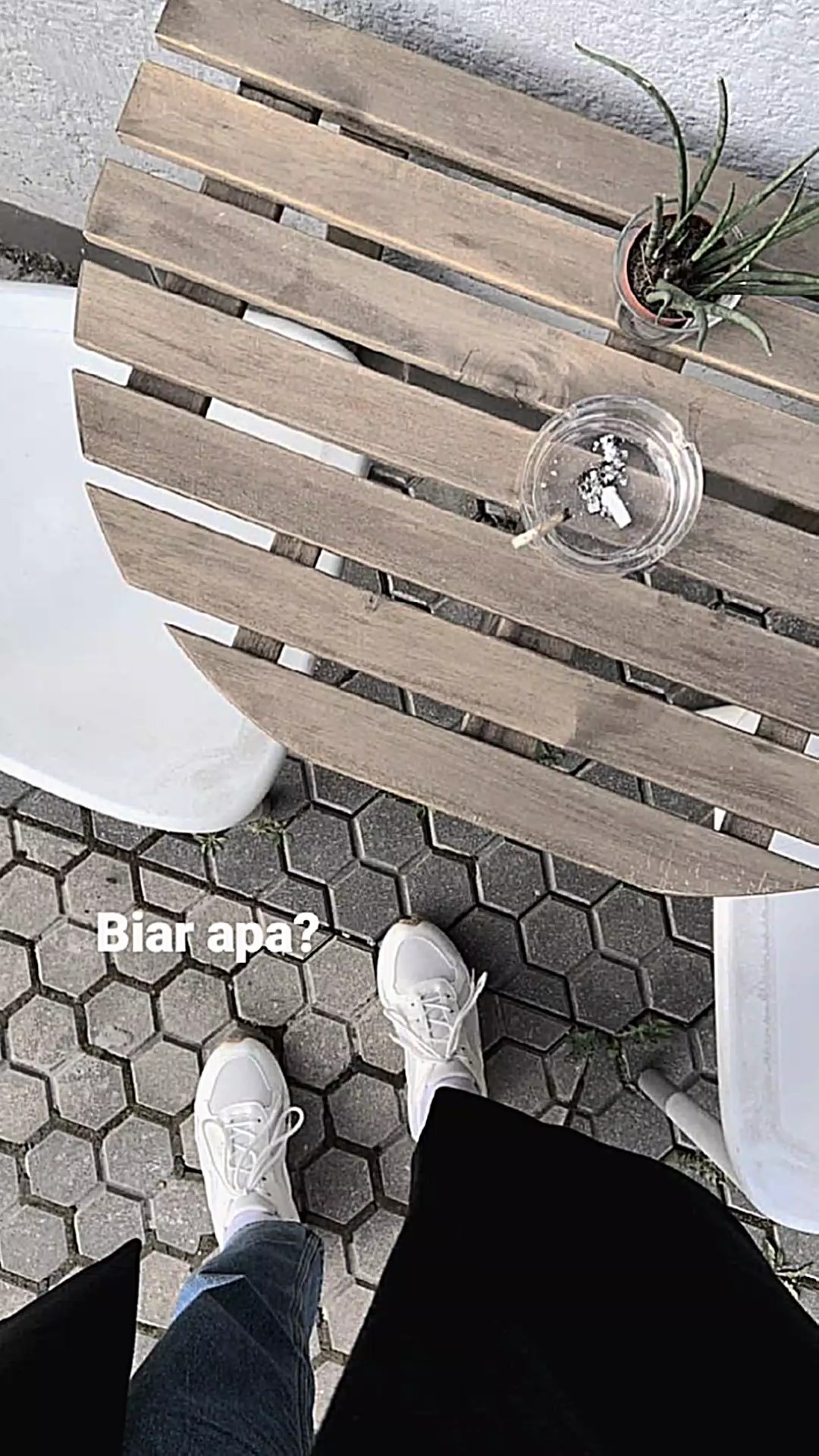 biar saja tanpa cint