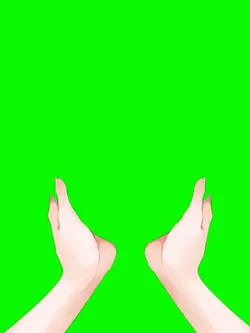頬を押さえる