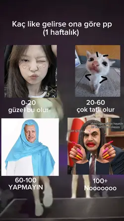 kaç like gelirse