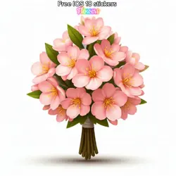 Flowers sticker