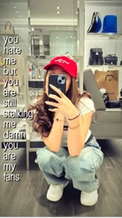 hate me but stalk me