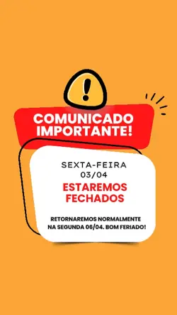 aviso de feriado 