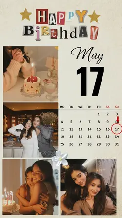 Birthday 17 May