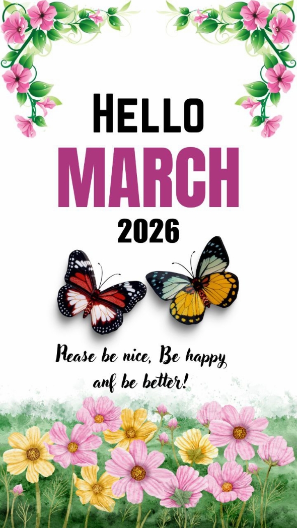 Bienvenido marzo de 2026