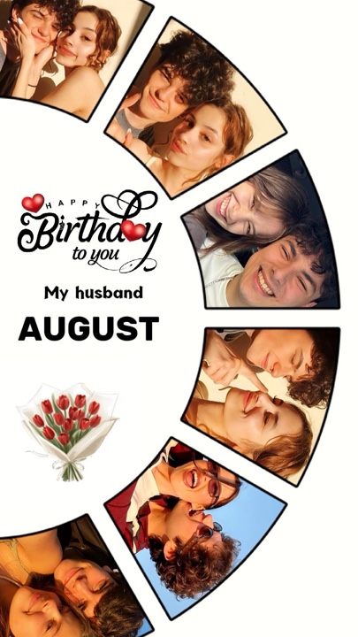 HBD MARIDO AGOSTO 