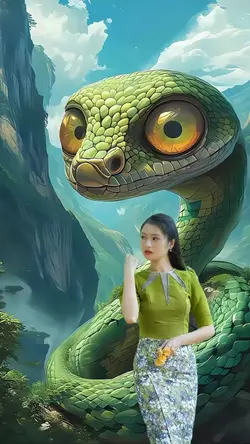 Ular Snake Hijau