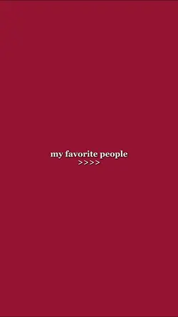 fav people 