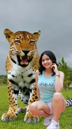 macan tutul viral