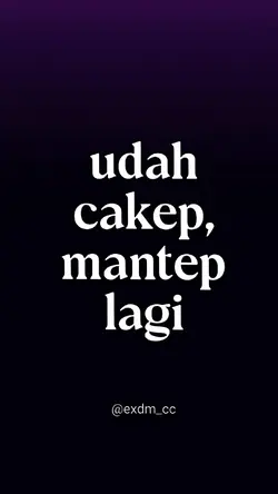 udah cakep mantep