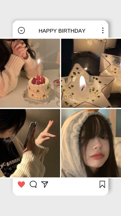 Anniversaire 4 photos / vidéo