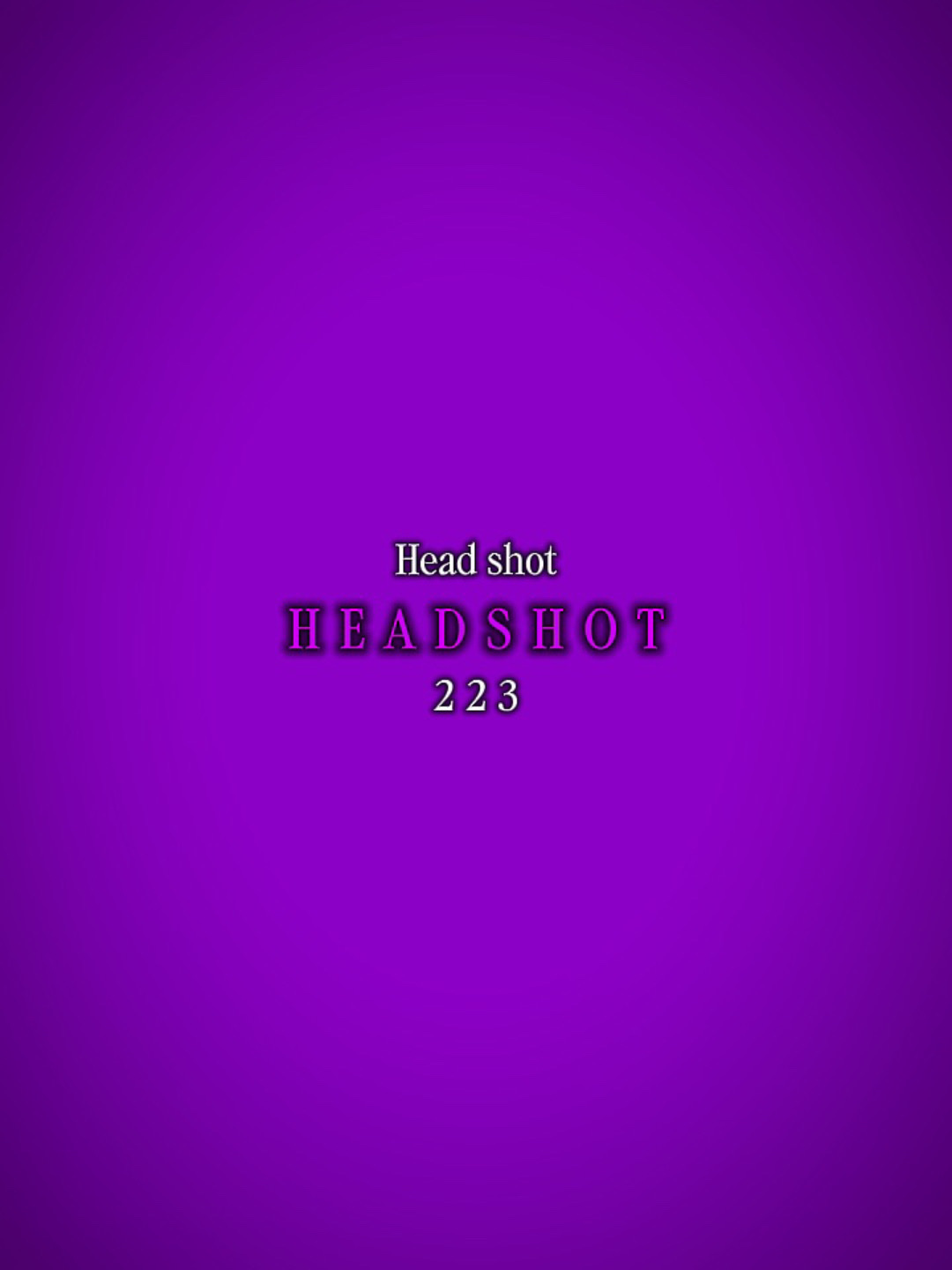 Head shot