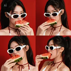 BITING WATERMELON 