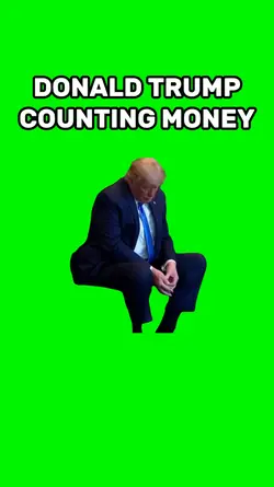 Trump Counting Money
