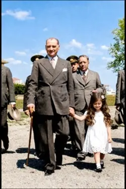 Atatürk ile şablon