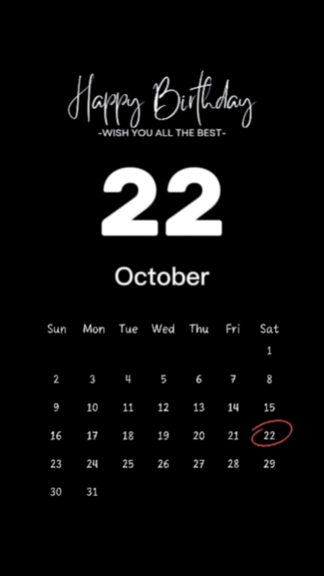 HBD OCTOBER 24
