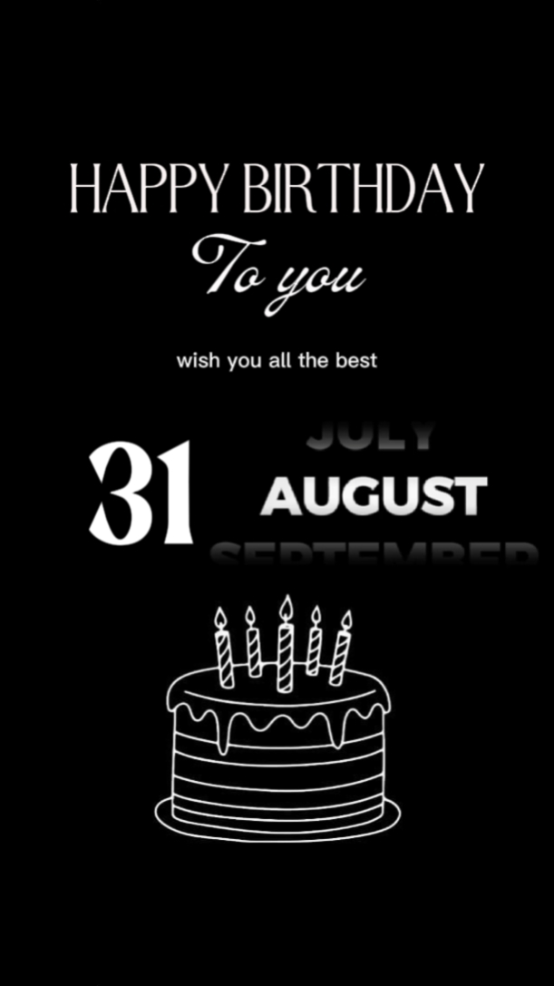 hbd 31 august