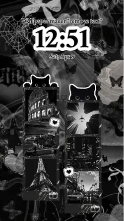 black wallpaper
