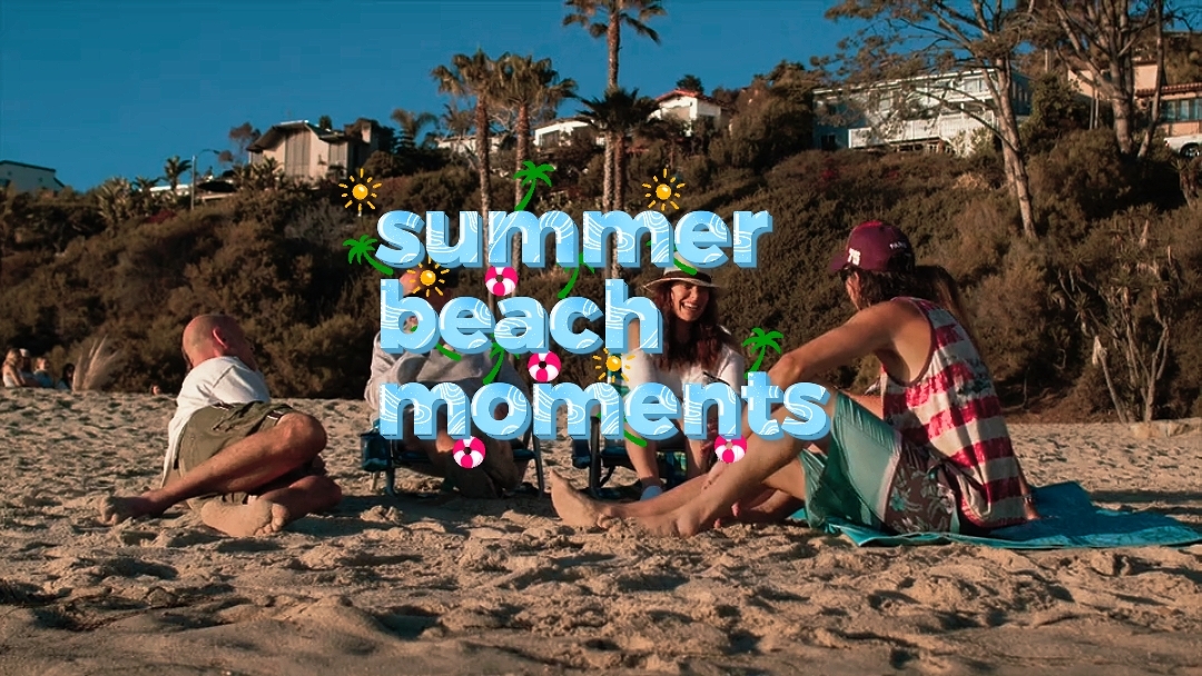 moments de plage d'été