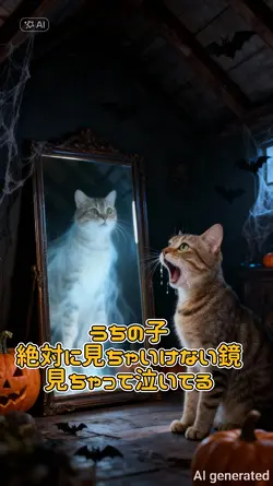 うちの子/見てはいけない鏡を見ちゃった