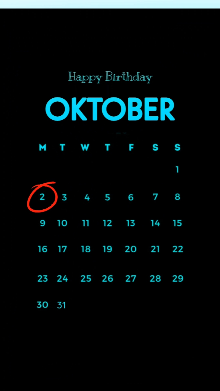 Hbd 2 Oktober