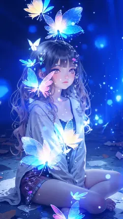 Light butterfly
