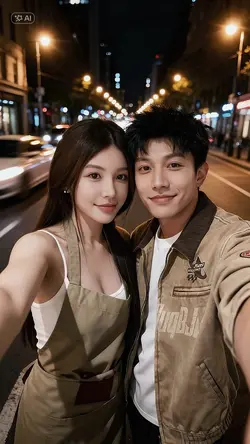 Ghép ảnh cặp đôi AI