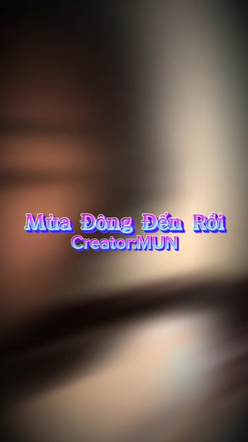 Mùa đông đến rồi!