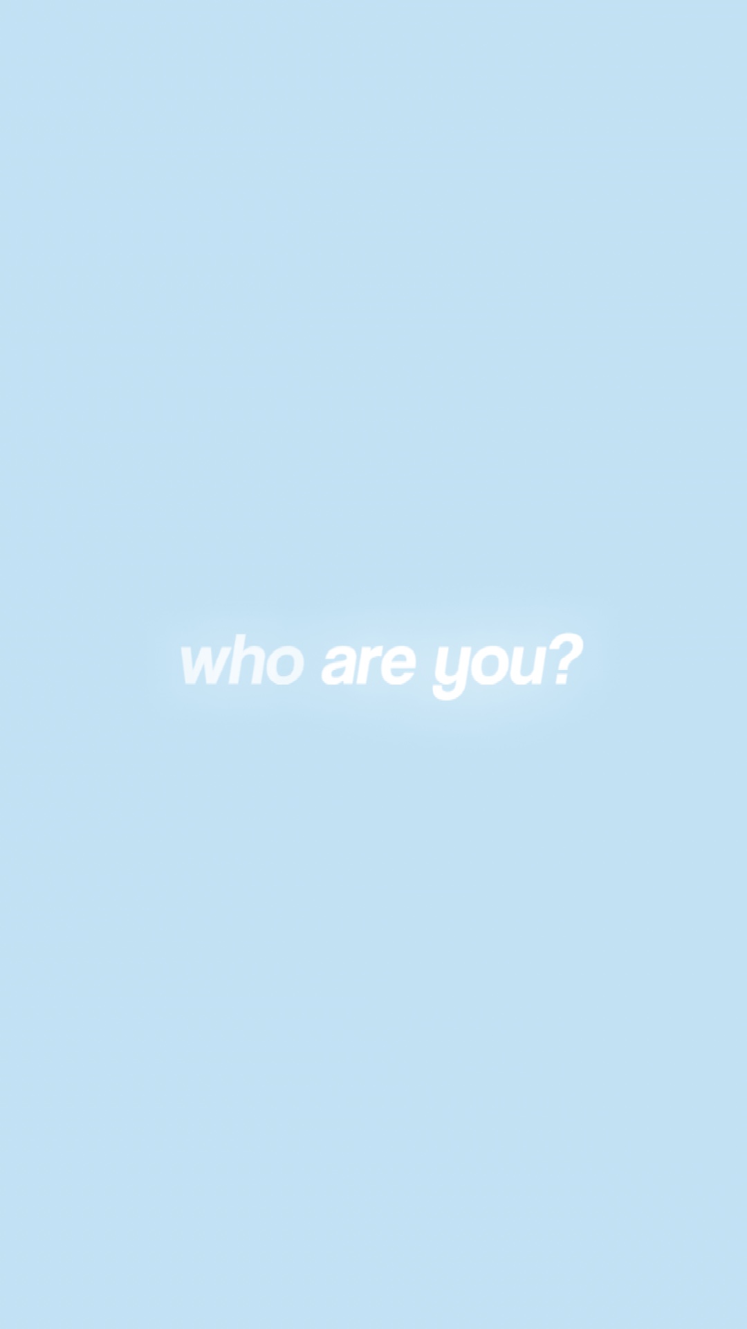 who are you?