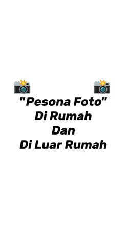 Di Rumah x di luar 