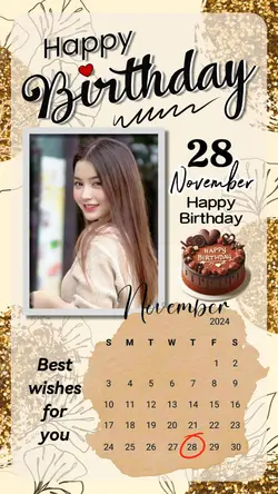 28 NOVEMBER HBD 2024