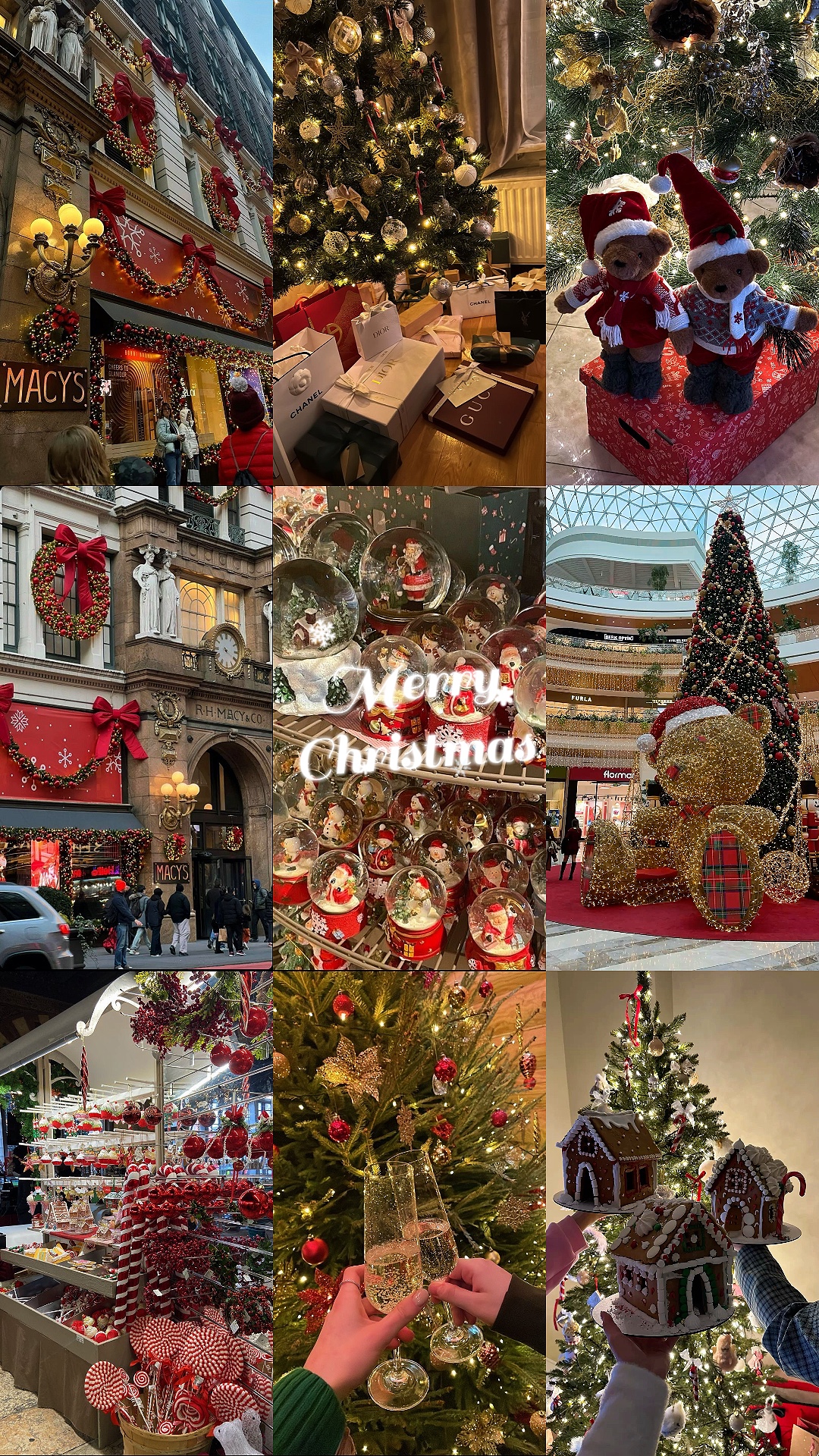 Colagem de natal