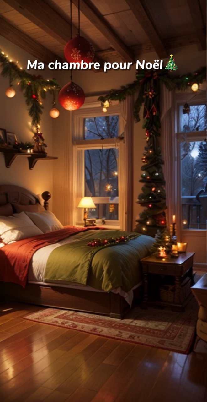 Ma chambre à Noël🎄