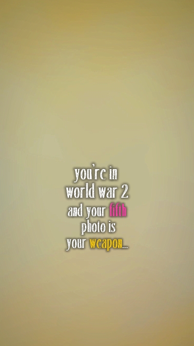 your weapon