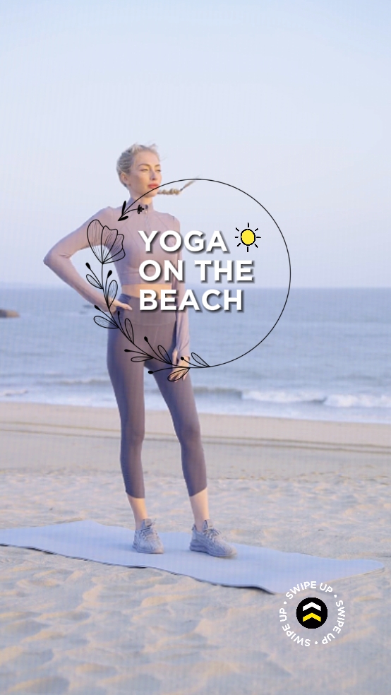 yoga on the beach