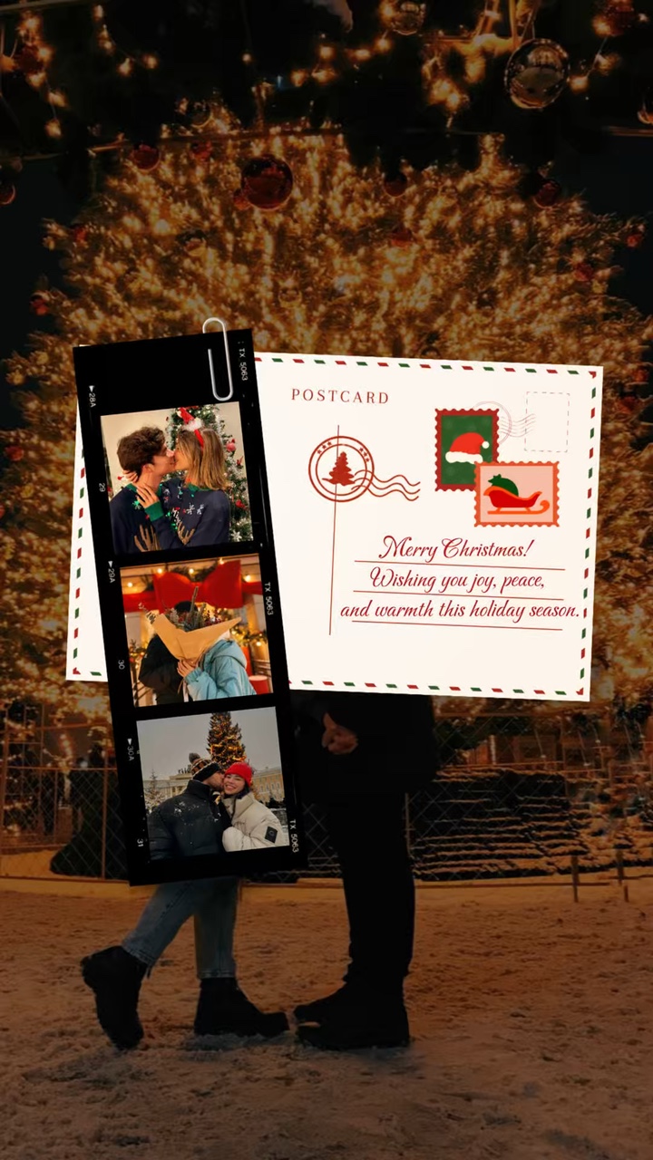 Christmas couple