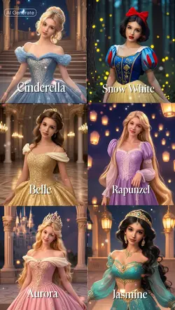 6 Disney Princess
