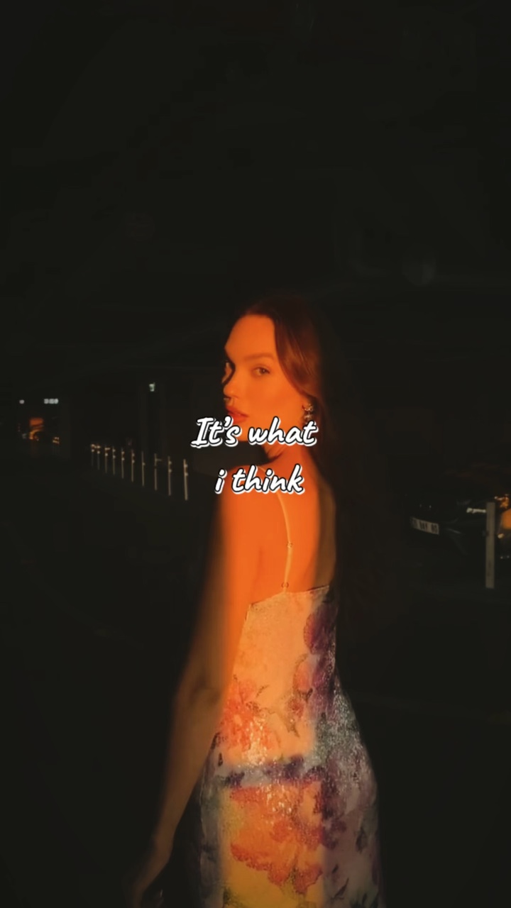 IT’S WHAT I THINK