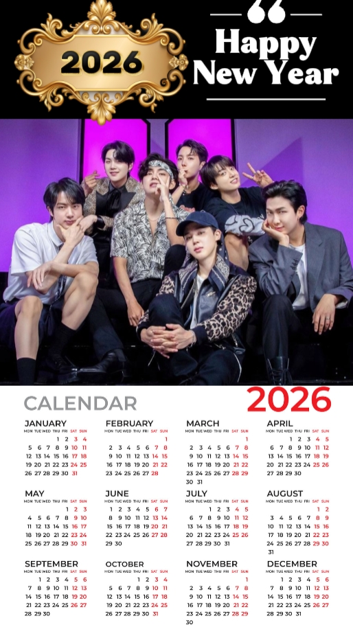 Calendario 2026