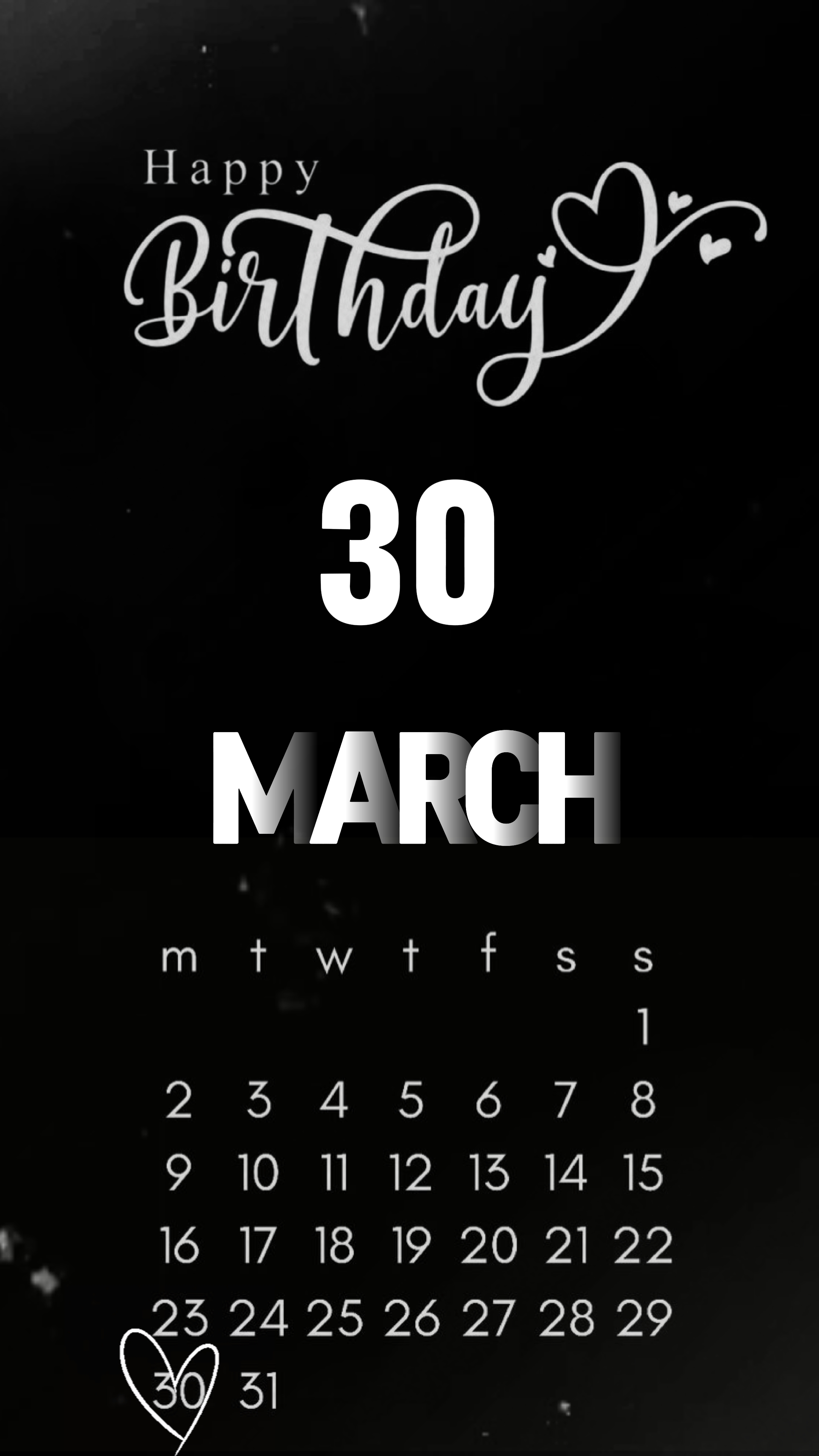 HBD 30 mars 2026