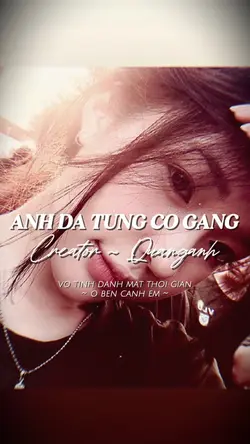 ANH ĐÃ TỪNG CỐ GẮNG 