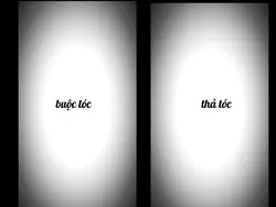 buộc tóc & thả tóc 