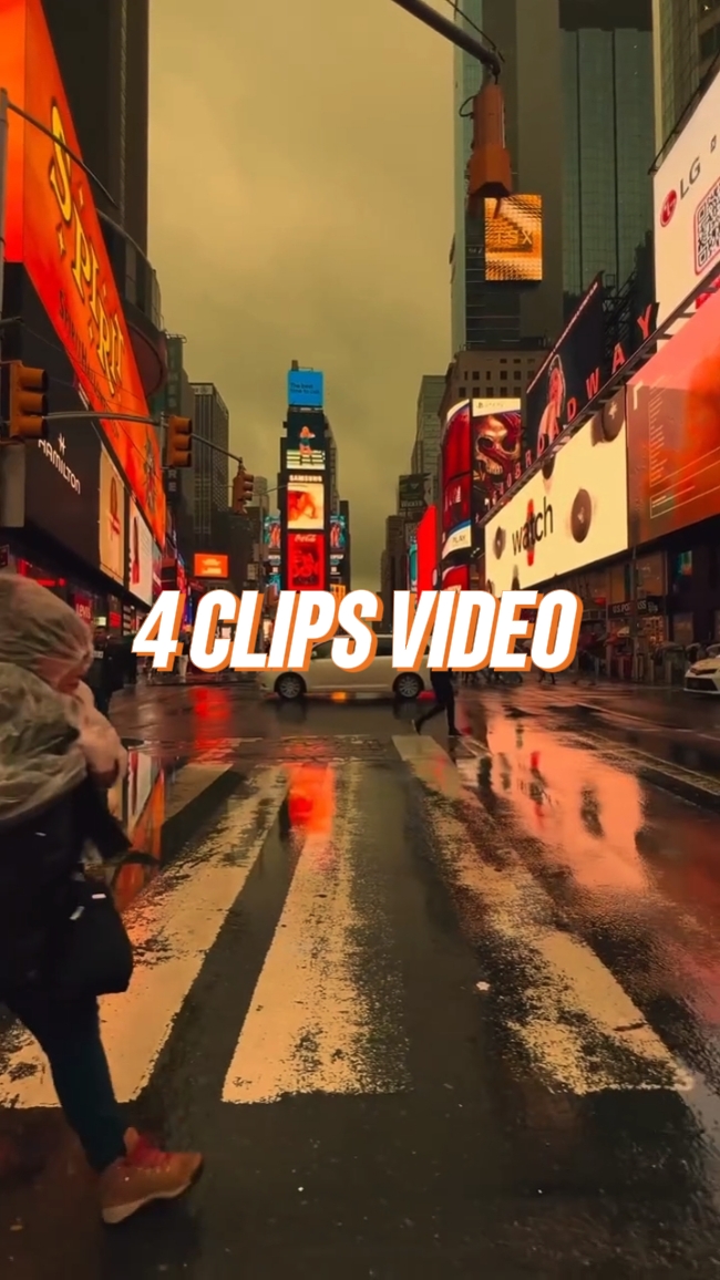 4 CLIPS VIDÉO 