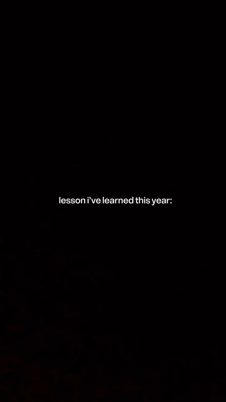 Lesson i’ve learned