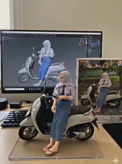 Tren miniatur ai