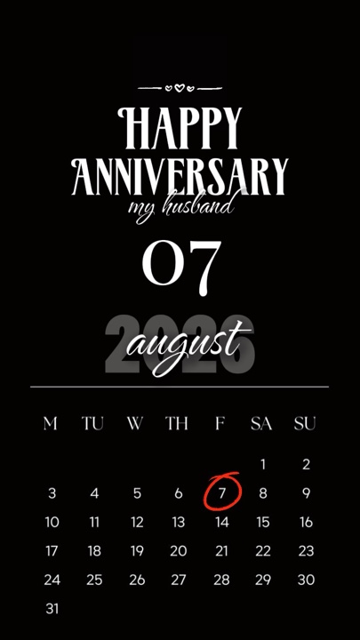 07 de agosto Aniversário