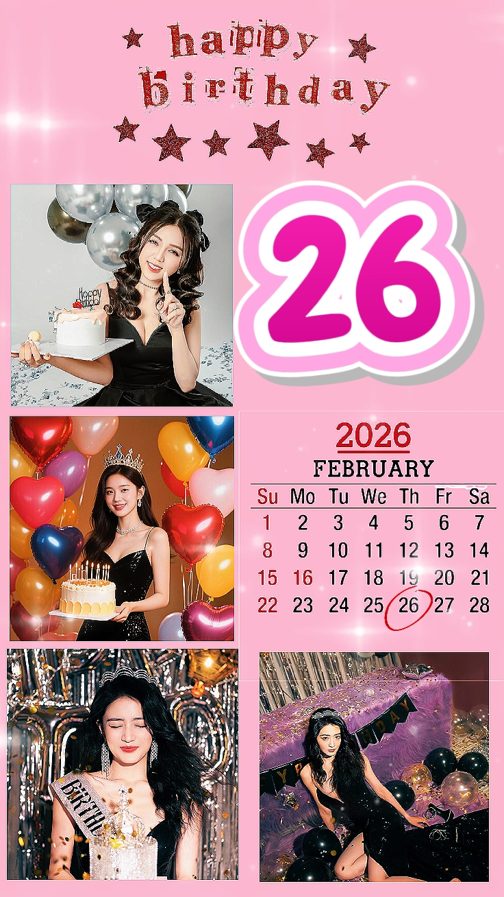 CUMPLEAÑOS 26 DE FEBRERO