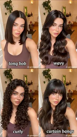4 hairstyle effect