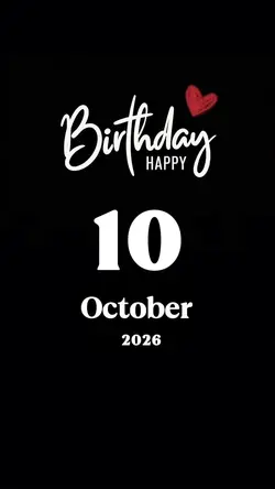 Hbd 10 October 2026